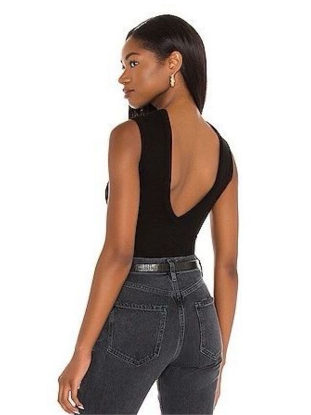 Agolde Sutton V Back Bodysuit